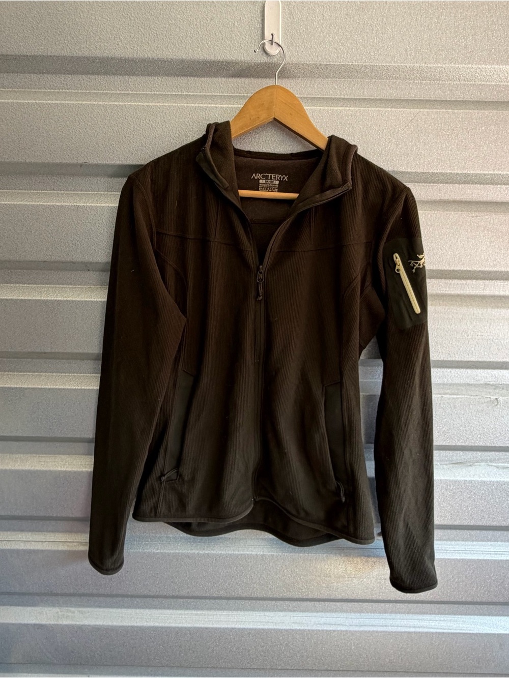 arcteryx full zip hooded fleece